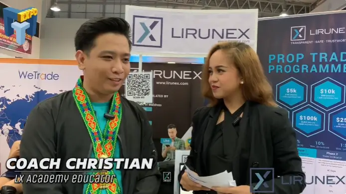 An interview with Coach Cristian at Lirunex Booth _ TrustScoreFX - YouTube